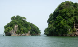 Two small islands