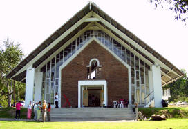 Contemporary Christian-looking church
