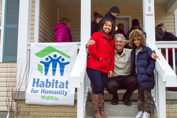 Happy family at Dedication